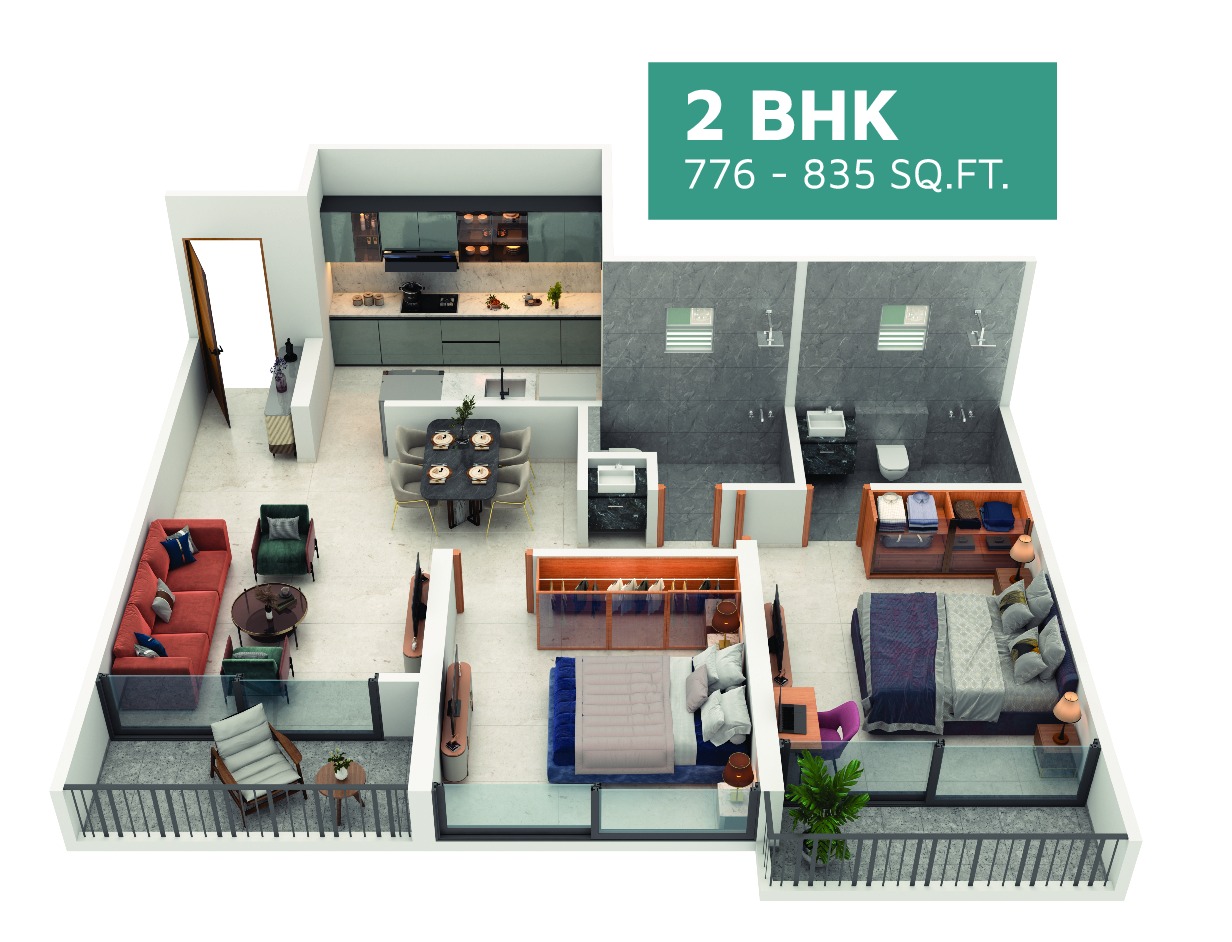 3 BHK Plan